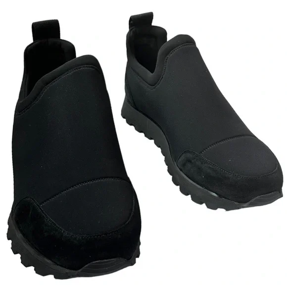 James PERSE New no tag Zuma Black Neoprene & Suede slip-on sneakers mens…​ - Picture 4 of 14